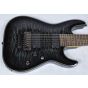 Schecter Damien Elite-7 FR Electric Guitar See-Thru Black sku number SCHECTERDE7FRSTBLK