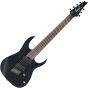 Ibanez RG Iron Label RGIM7MH 7 String Multi Scale Electric Guitar Weathered Black sku number RGIM7MHWK