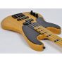 Schecter Model-T Session Left-Handed Electric Bass Guitar in Aged Natural Finish sku number SCHECTER2849