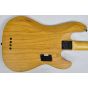 Schecter Model-T Session Left-Handed Electric Bass Guitar in Aged Natural Finish sku number SCHECTER2849