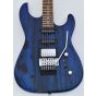 G&L USA Invader Spalted Alder Top Electric Guitar in Clear Blue. Brand New! sku number USA INVADER CLF1803171