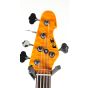 ESP E-II J-5 QM Quilted Maple Amber Bass Guitar sku number 6SEIIJ5QMAMB