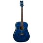 Dean AXS Dreadnought Acoustic Guitar Quilt Ash Trans Blue AX DQA TBL sku number AX DQA TBL