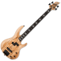 ESP LTD RB-1004SM Solid Spalted Maple Top Electric Bass Natural Satin B Stock sku number LRB1004SMNS.B