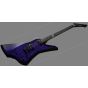 ESP LTD Snakebyte James Hetfield Baritone Guitar in See Thru Purple Sunburst sku number LSNAKEBYTESTPSB