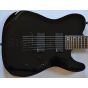 ESP E-II TE-7 Strings Electric Guitar in Black with Case sku number EIITEBLK