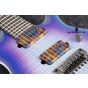 Ibanez RGA71AL IAF RGA Axion Label 7 String Indigo Aurora Burst Flat Electric Guitar sku number RGA71ALIAF