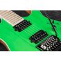 Ibanez RGR5220M TFG RG Prestige 6 String Transparent Fluorescent Green Electric Guitar w/Case sku number RGR5220MTFG