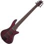 Schecter Stiletto Custom-6 Electric Bass Vampyre Red Satin sku number SCHECTER2539