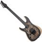 Schecter Reaper-6 FR Left Handed Electric Guitar in Satin Charcoal Burst sku number SCHECTER1513