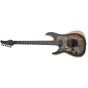 Schecter Reaper-6 FR Left Handed Electric Guitar in Satin Charcoal Burst sku number SCHECTER1513