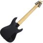 Schecter Demon 8 Left Handed Electric Guitar in Aged Black Satin sku number SCHECTER3668