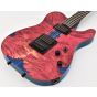 Schecter PT Masterwork Custom Guitar with Buckeye Burl Stabilized top sku number MW PT RED STABILIZED