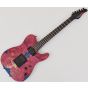 Schecter PT Masterwork Custom Guitar with Buckeye Burl Stabilized top sku number MW PT RED STABILIZED