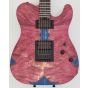 Schecter PT Masterwork Custom Guitar with Buckeye Burl Stabilized top sku number MW PT RED STABILIZED