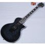 ESP LTD Deluxe EC-1000ET Evertune Flamed Maple Guitar in See-Thru Black with Hard Case sku number LEC1000ETFMSTBLK WC