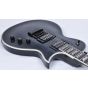 ESP LTD Deluxe EC-1000ET Evertune Flamed Maple Guitar in See-Thru Black with Hard Case sku number LEC1000ETFMSTBLK WC