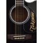 Takamine EF341DX Dreadnought Acoustic Electric Guitar Black sku number TAKEF341DX