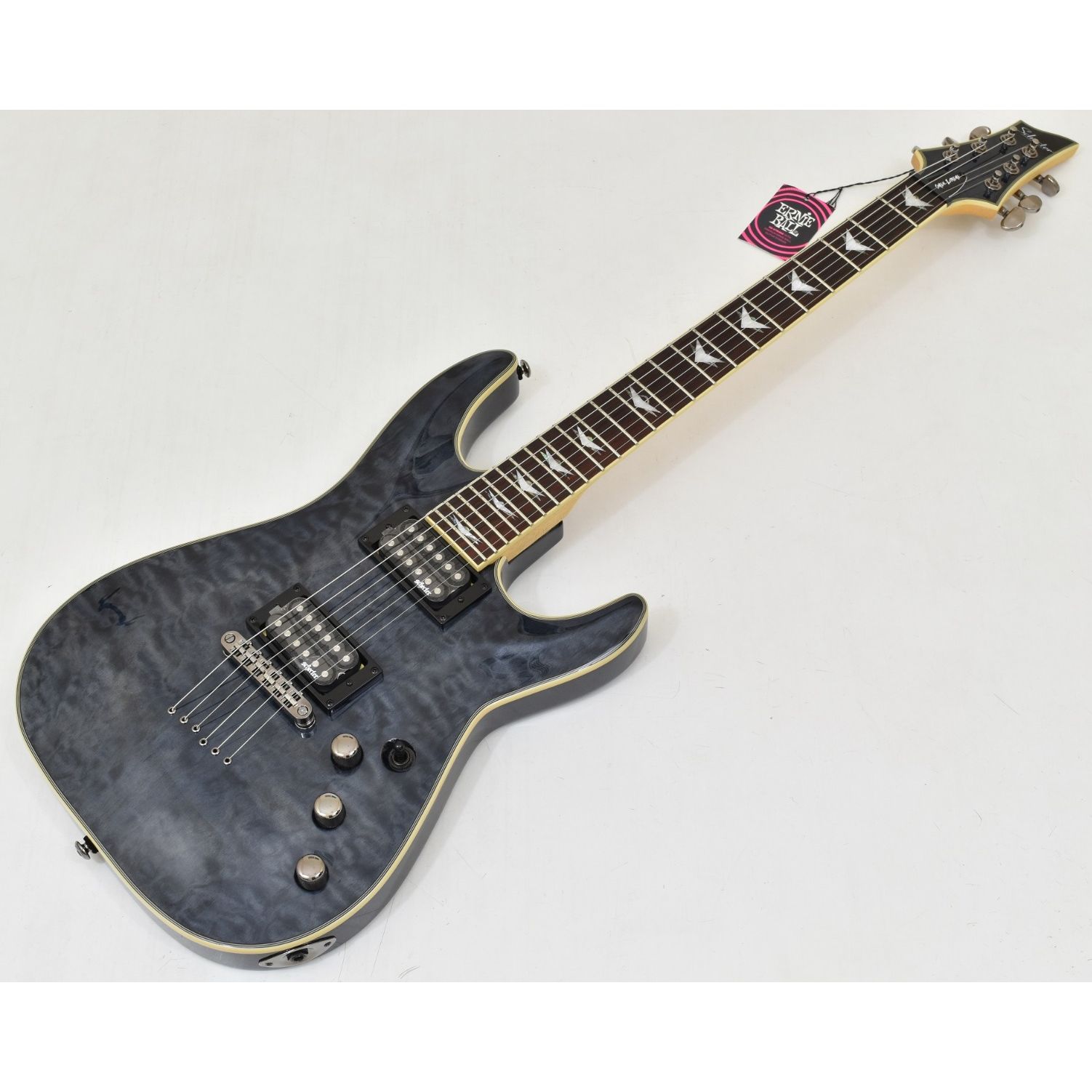 Schecter Omen Extreme 6 Guitar See Thru Black B Stock 0353 Las Vegas
