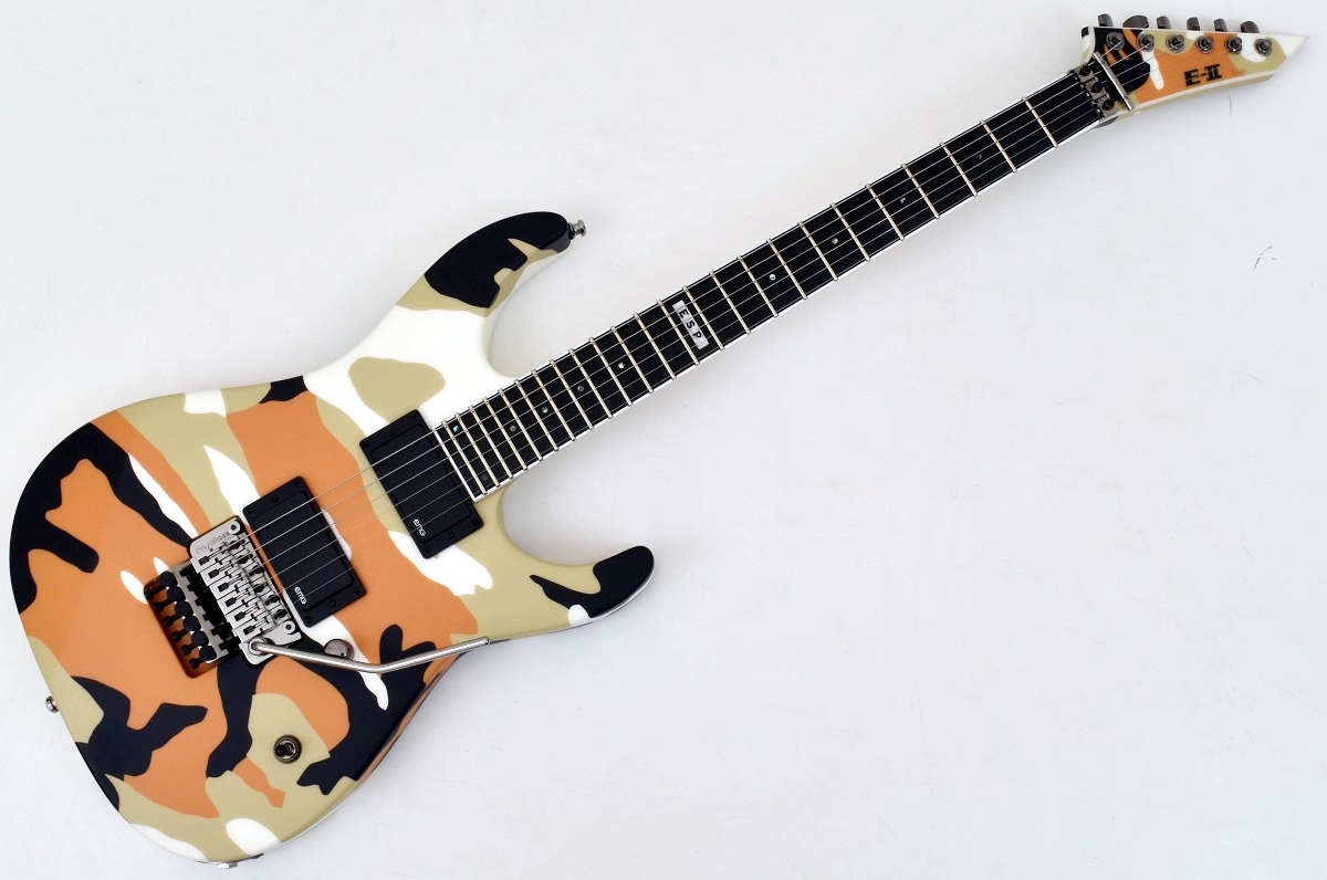 ESP EII MII Neck Thru Body Electric Guitar in Desert Camo 799493265316 eBay