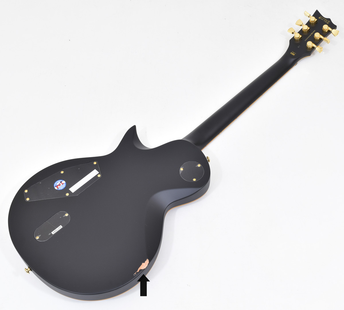 ltd ec1000 deluxe ビンテージブラック ESP LTD Deluxe EC-1000 Electric Guitar Vintage Black