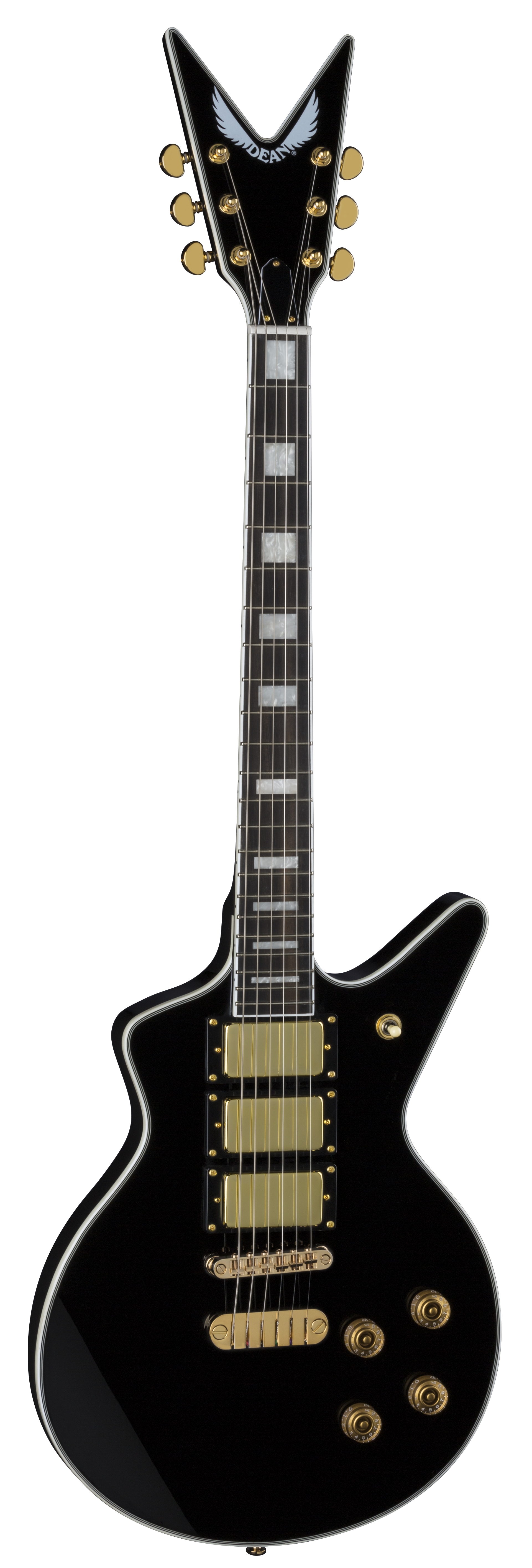 Dean Cadillac 1980 3 Pickup Classic Black Electric Guitar CADI1980 CBK