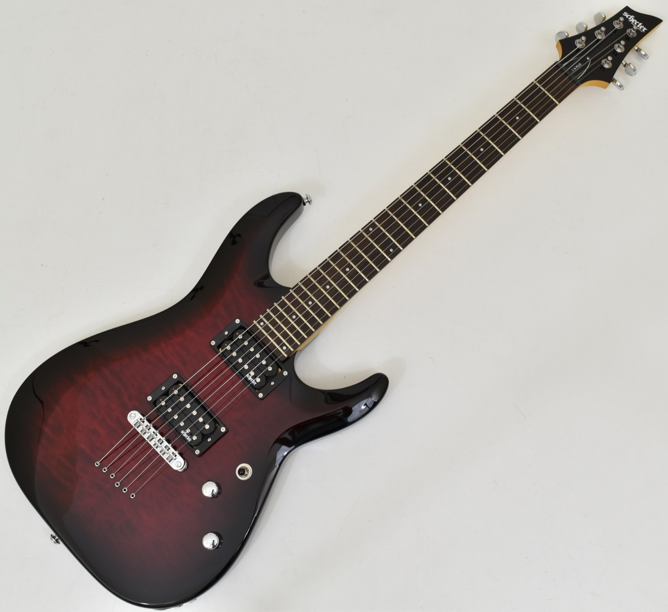 Amazon.com: Schecter C-6 Plus Solid-Body Electric Guitar