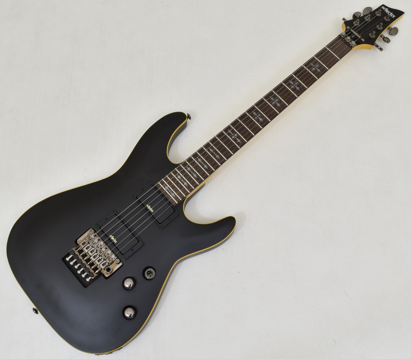 Schecter Demon-6 FR Guitar Aged Black Satin B-Stock 0360 | eBay