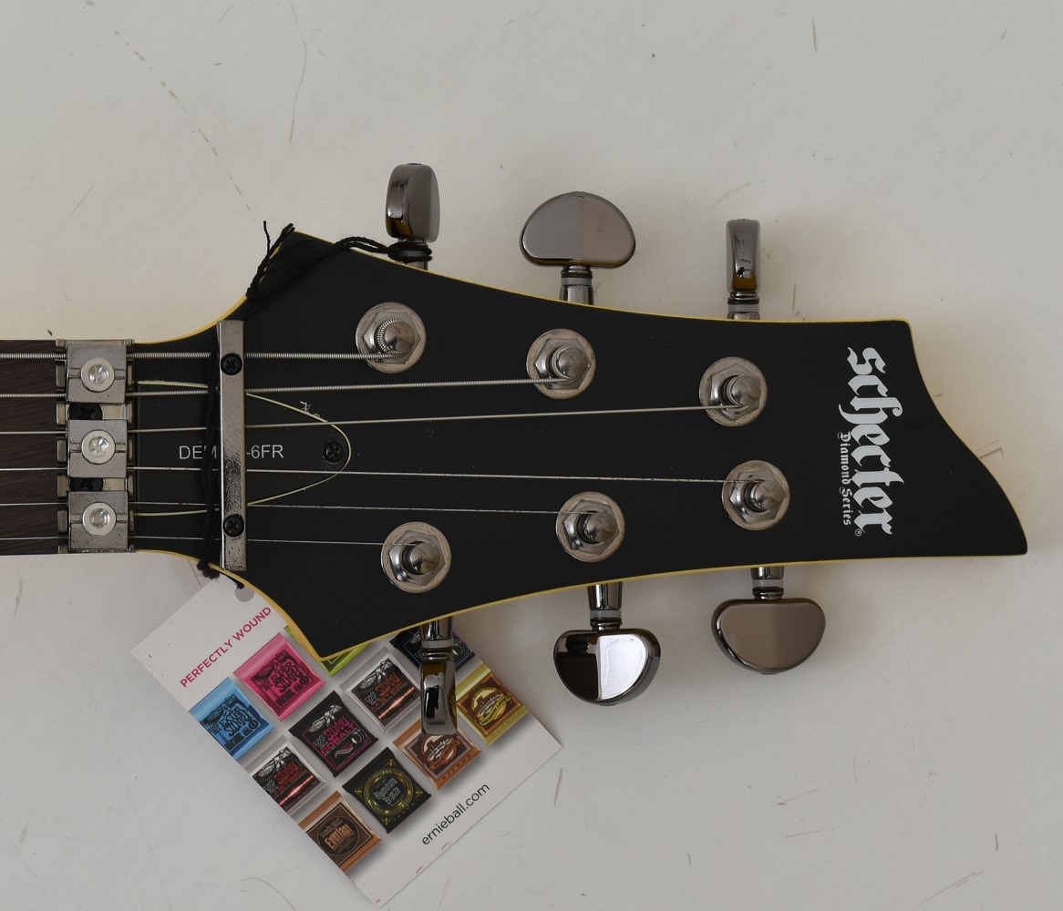 Schecter Demon-6 FR Guitar Aged Black Satin B-Stock 1348 | eBay