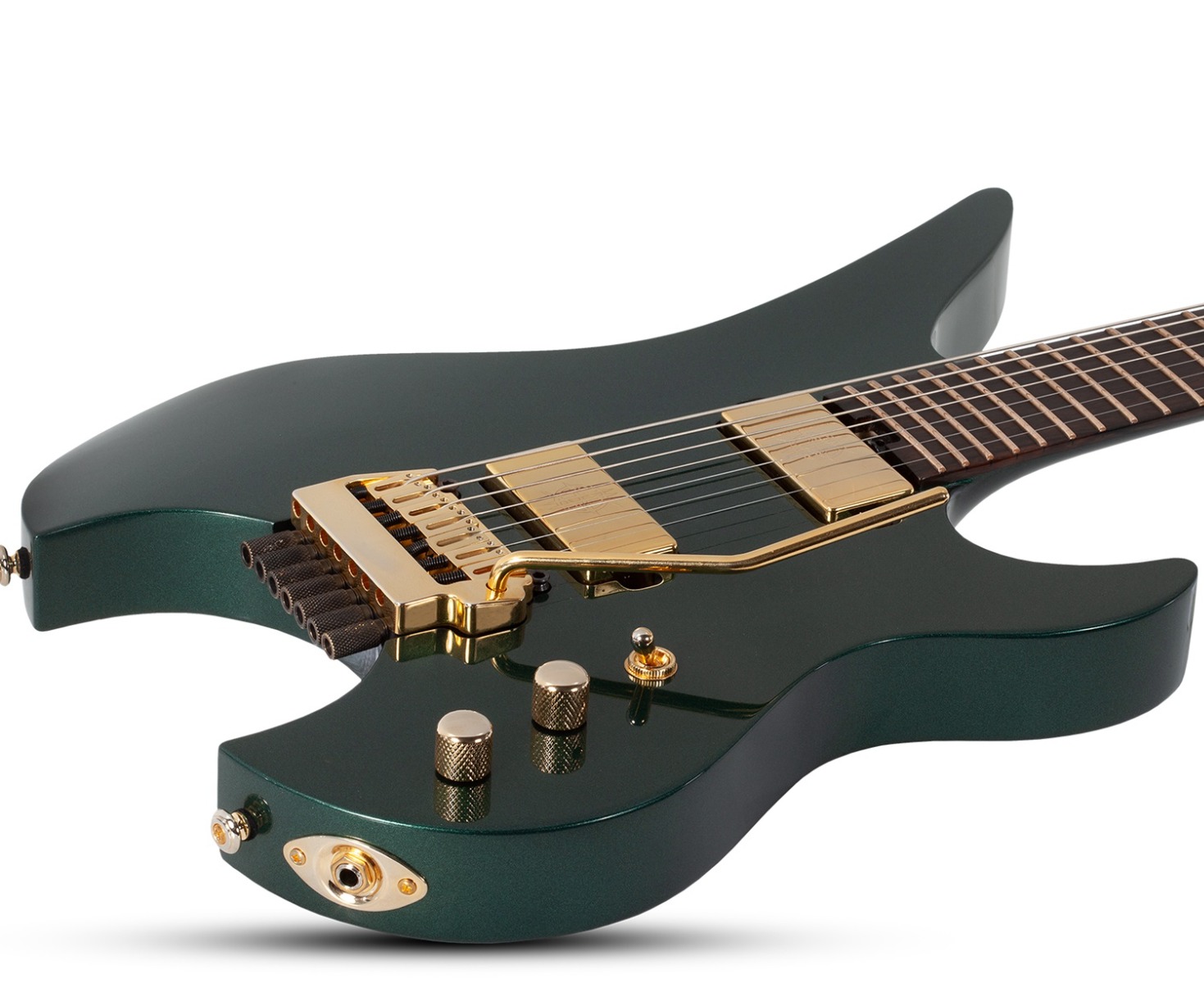 Schecter Synyster Gates Custom 7 TR Headless Guitar Oak Green