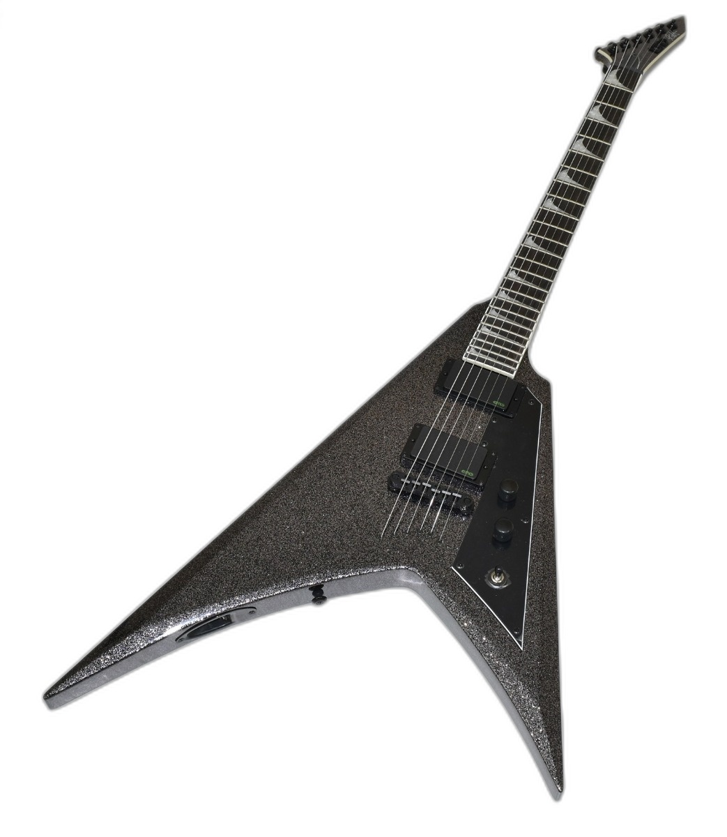 ESP LTD KH-V Kirk Hammett Signature Guitar Black Sparkle 0576 | eBay