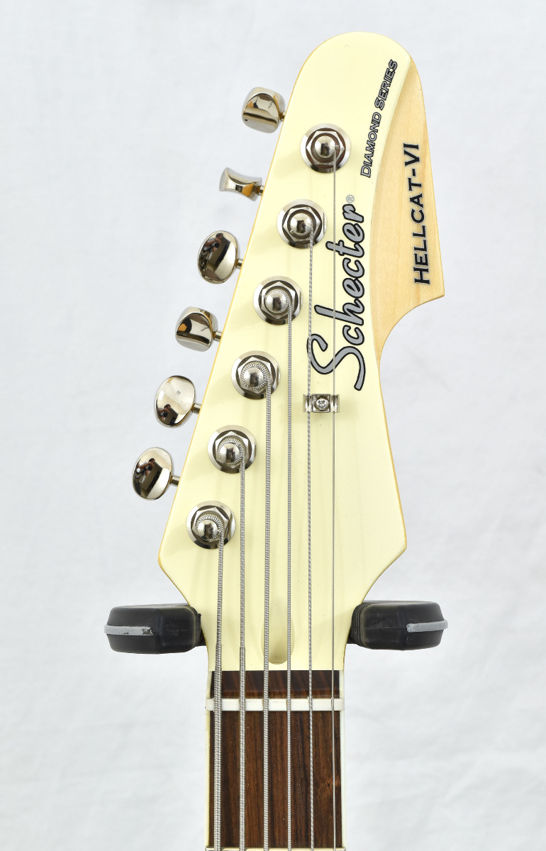 Schecter Hellcat-VI Electric Guitar Ivory Pearl | eBay