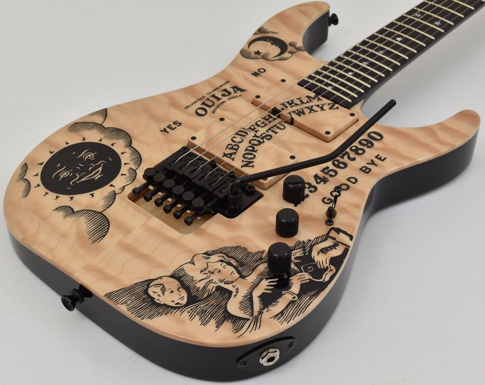 ESP KHOuija Kirk Hammett Japan Signature Guitar in Natural with Case
